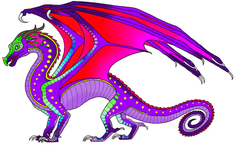 Red Rainwing Wings Of Fire Rainwing Colours