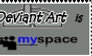 DeviantArt is MYspace