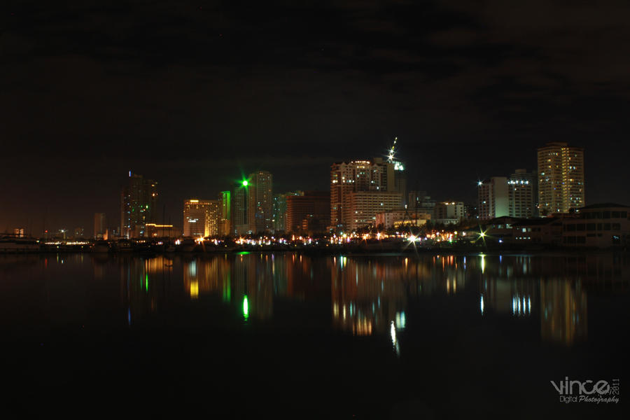 Manila Bay At Night
