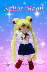 Hermoso sobre pedido Sailor Moon Amigurumi