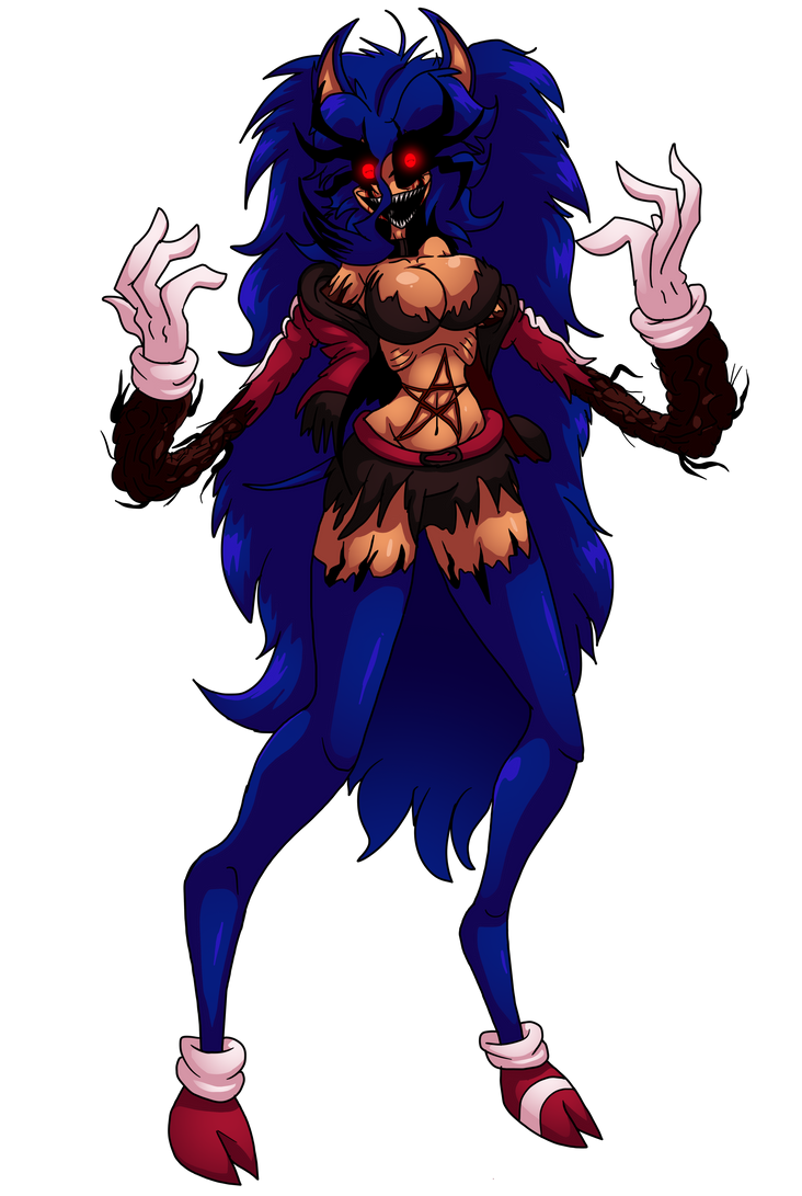 Lady Majin Sonic by ColorArtAndBolb on DeviantArt