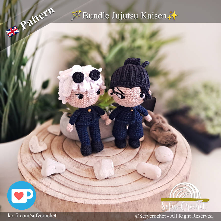 Ju Jutsu Pattern Bundle Jujutsu Kaisen - Crochet Pattern by SefyCrochet on DeviantArt