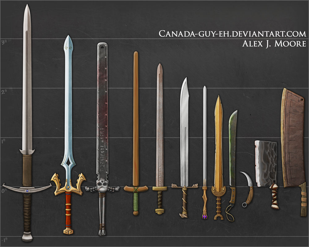 Swords Set 1 Update By Canada Guy Eh On Deviantart Swords Set 1 Update By Canada Guy Eh On Deviantart