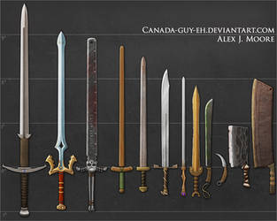 Swords, set #1 (update)