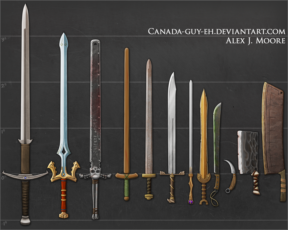 Swords Set 1 Update By Canada Guy Eh On Deviantart Swords Set 1 Update By Canada Guy Eh On Deviantart