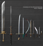 Swords, set #2