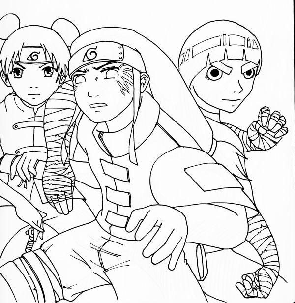 Neji Tenten Y Rock Lee By Govem On Deviantart