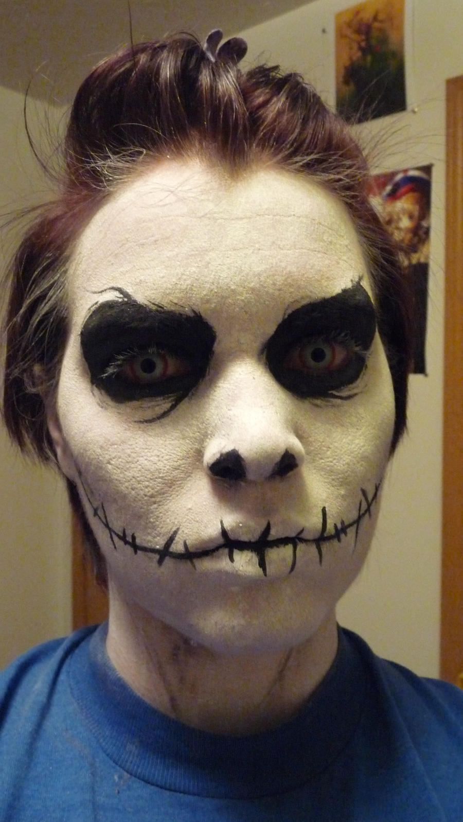 Jack Skellington The Nightmare Before Christmas Halloween Makeup Tutorial