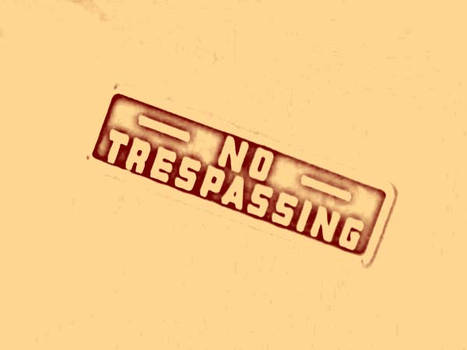 No Trespassing