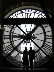 Couple inside the Clock