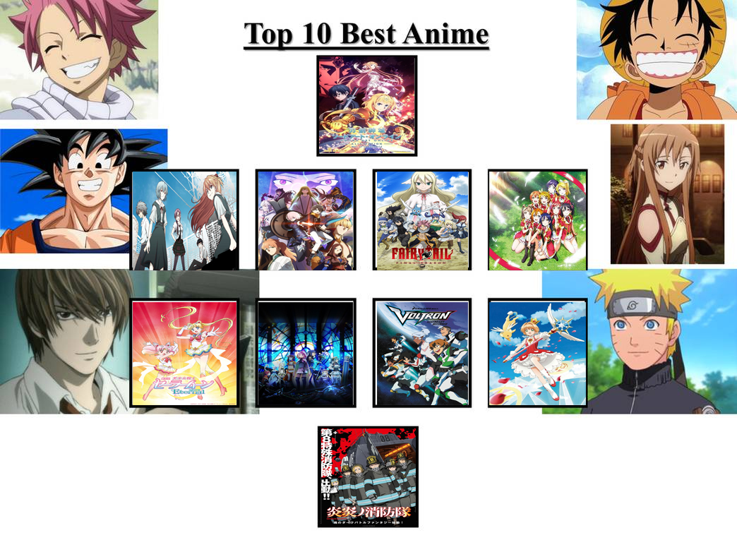 Meu TOP 10 de Animes