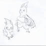 Torchic and Combusken