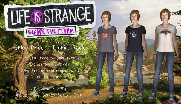 Before The Storm - Chloe Price T-shirt Pack