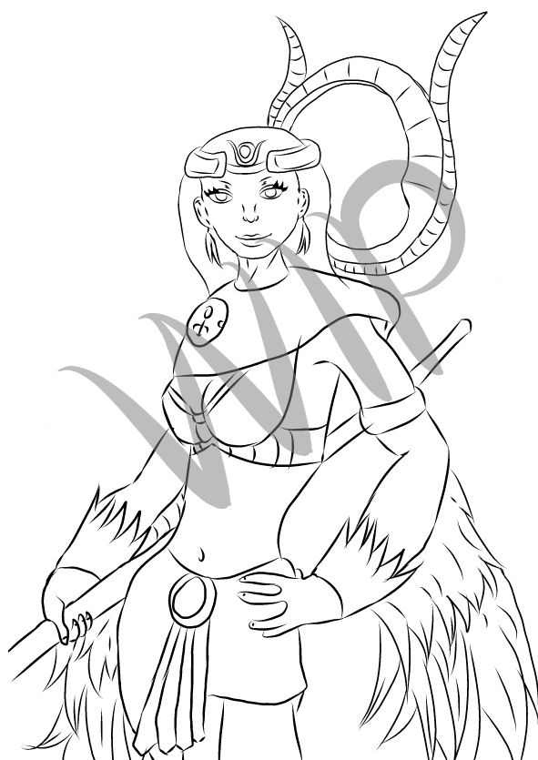 Isis - Smite style Egyptian Goddess