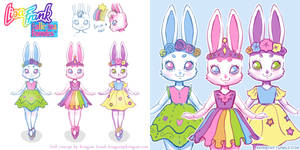 Lisa Frank doll concept art