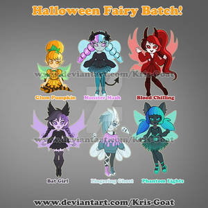 Closed - Halloween Fairy Adopts!