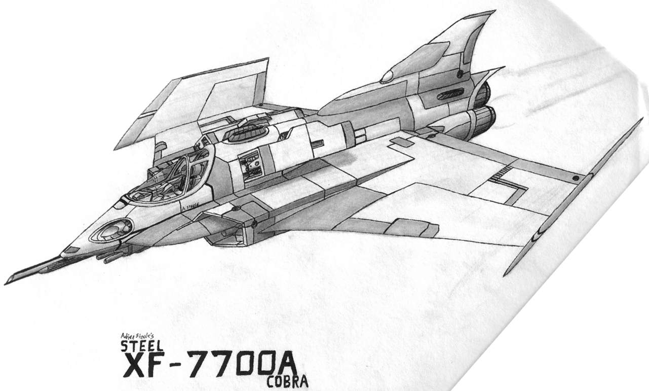 XF-7700 Steel Cobra Fighter