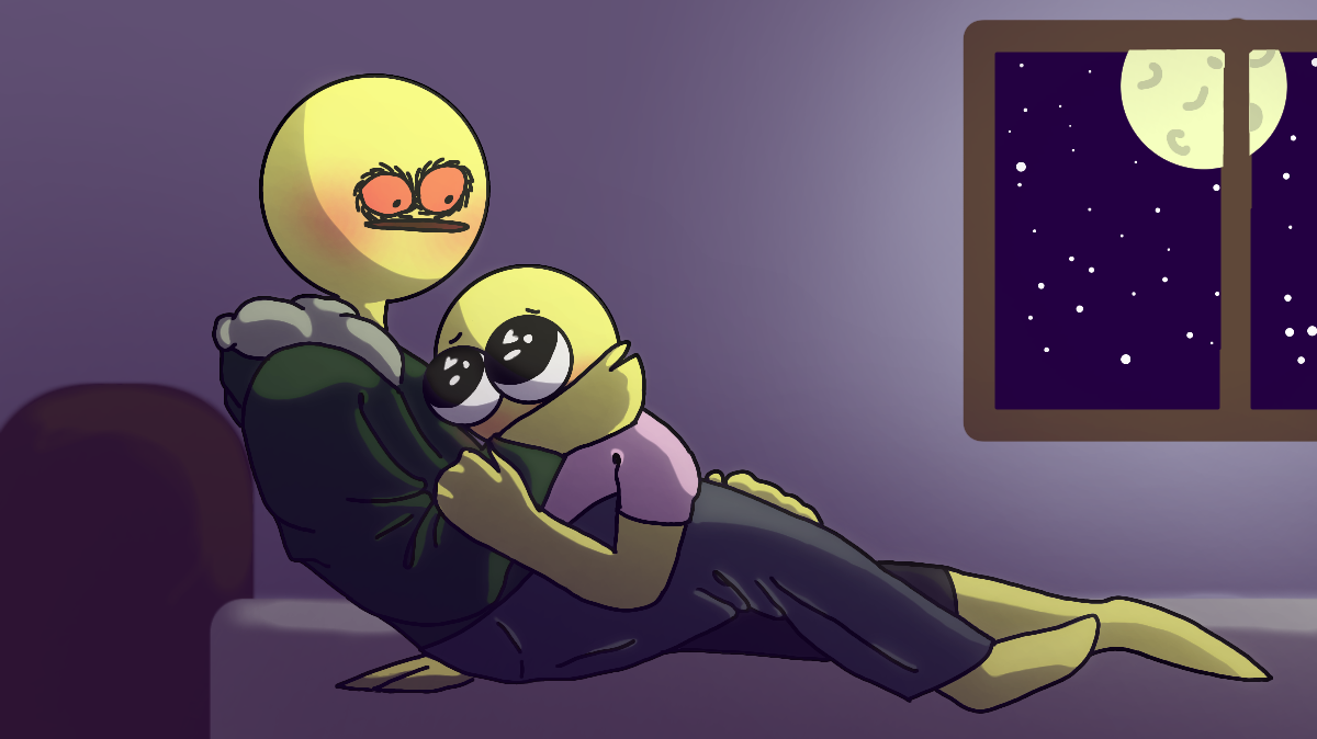 Cute Cursed Emoji Couple - FlipAnim