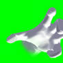 Crazy Hand In Green Screen