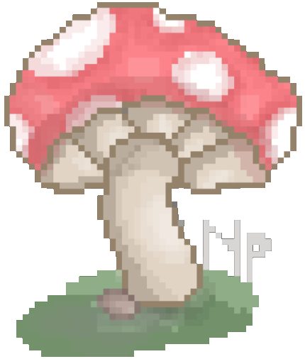 Mushroom pixel art study #2 (32x32) by 20pe on DeviantArt
