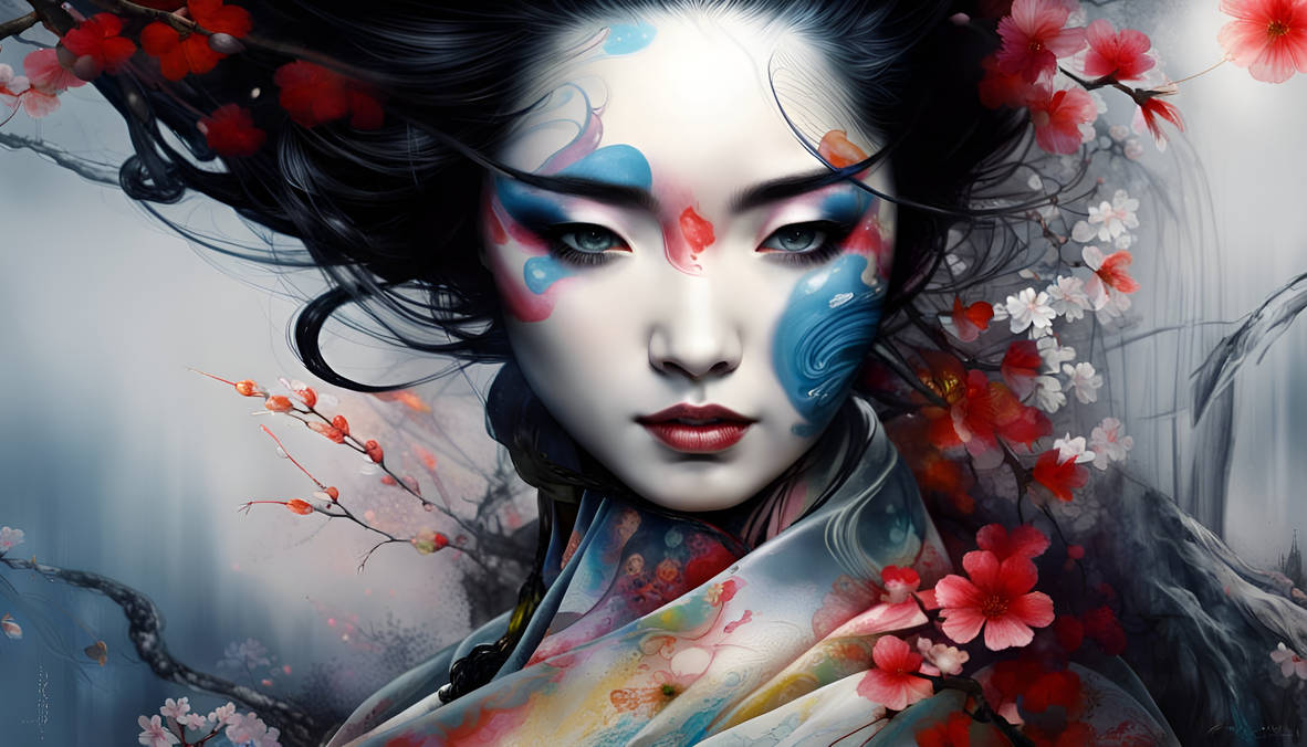 Learning Japanese Portrait Japanese Portrait Style-Portrait style japonais 01 by Billel59 on ...