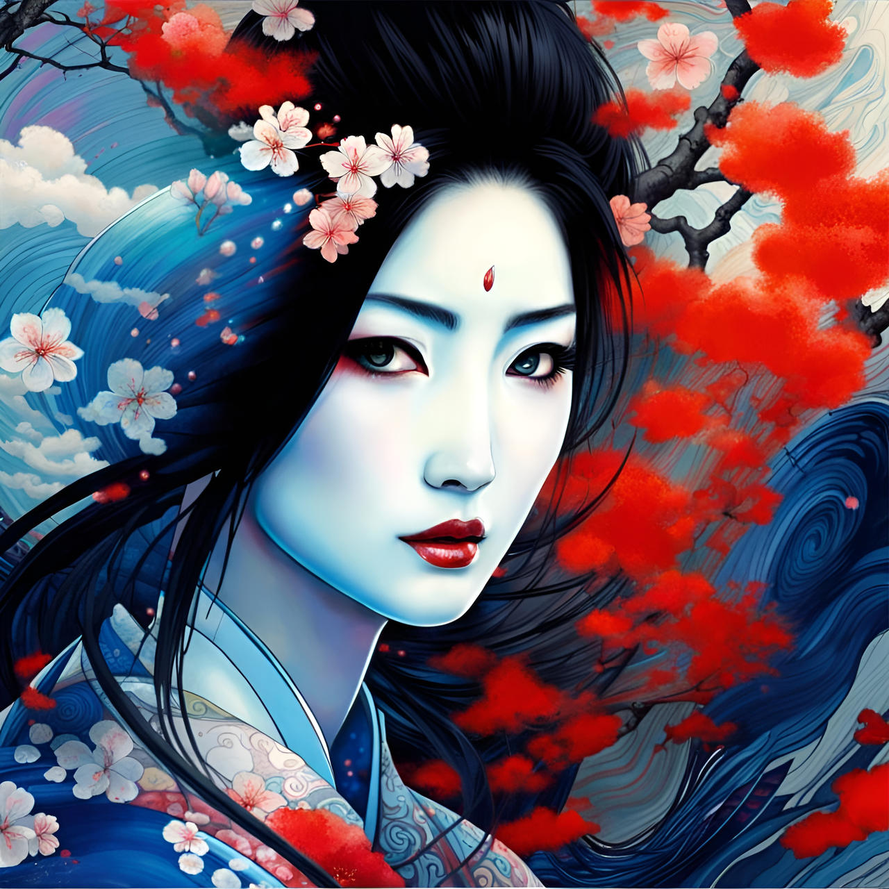 Learning Japanese Portrait Japanese Portrait Style-Portrait style japonais 02 by Billel59 on ...