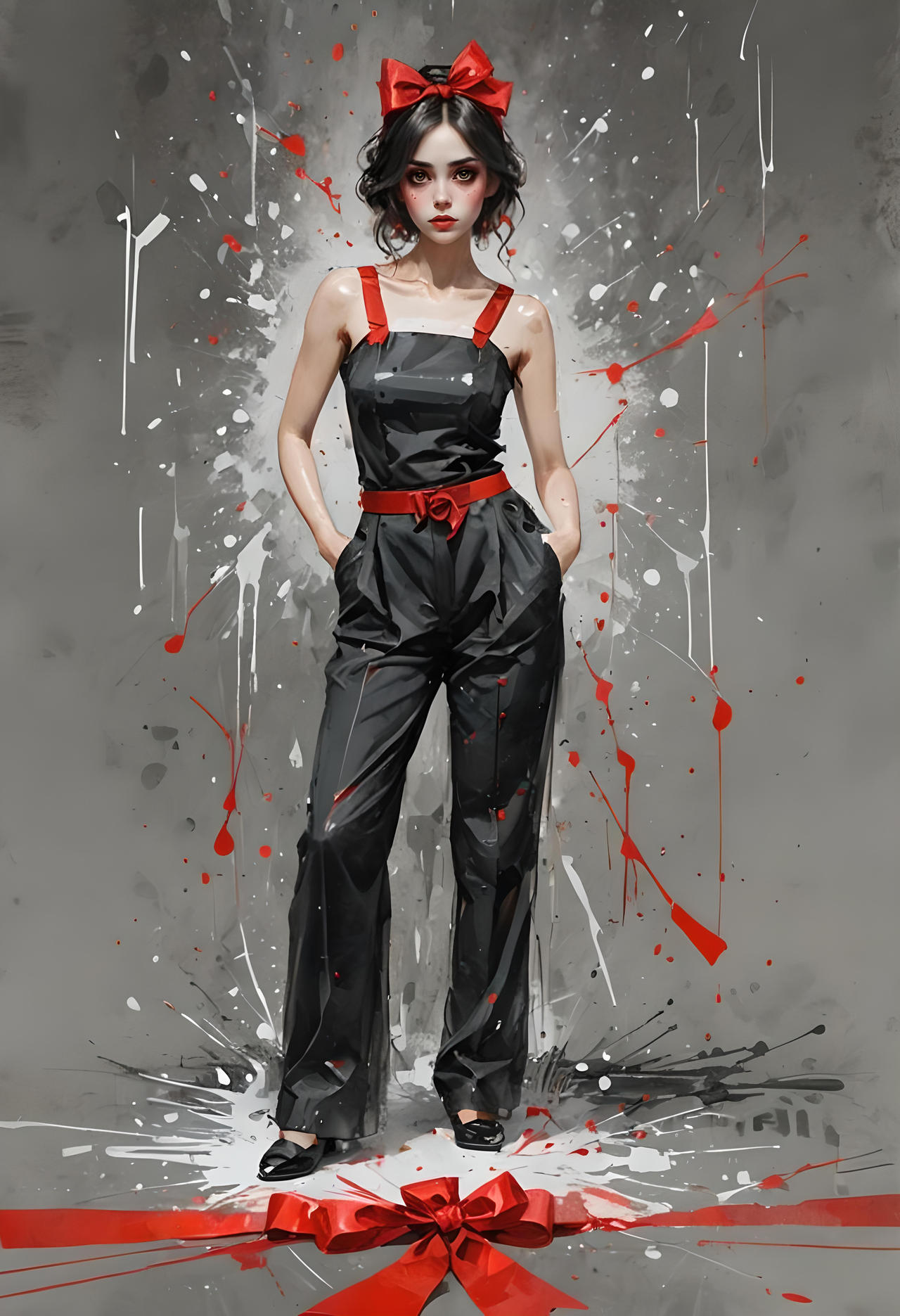 Overalls - glamour woman by Billel59 on DeviantArt