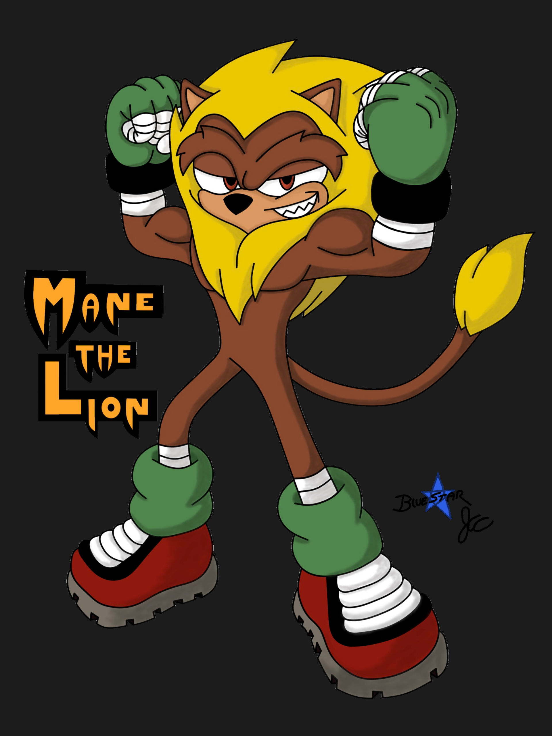 Mane Rage Monster Mane the Lion (Remastered/Revamped) by BlueStar4991 on DeviantArt
