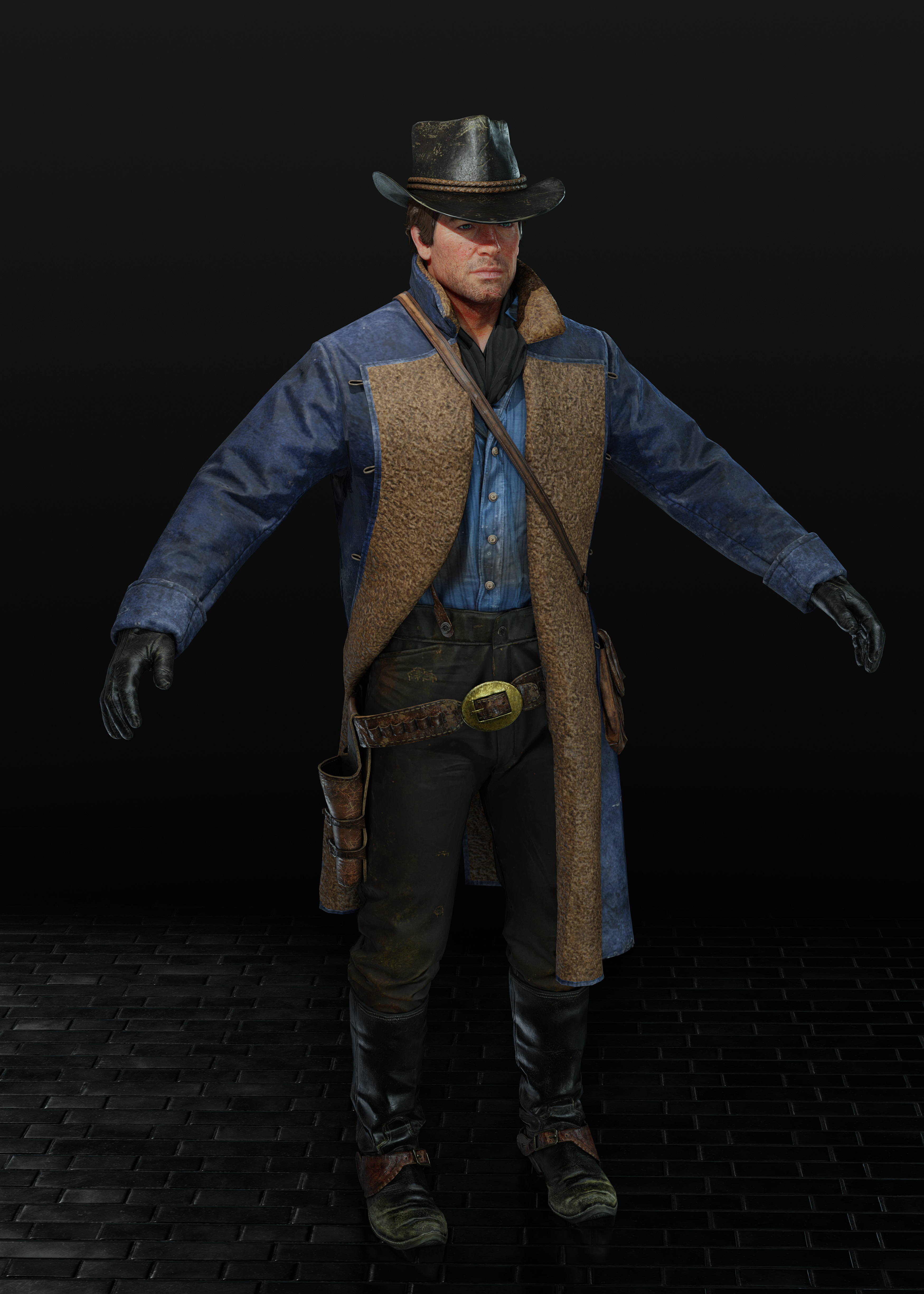 Red Dead Redemption 2: Arthur Var. 1 by HeliosAl on DeviantArt