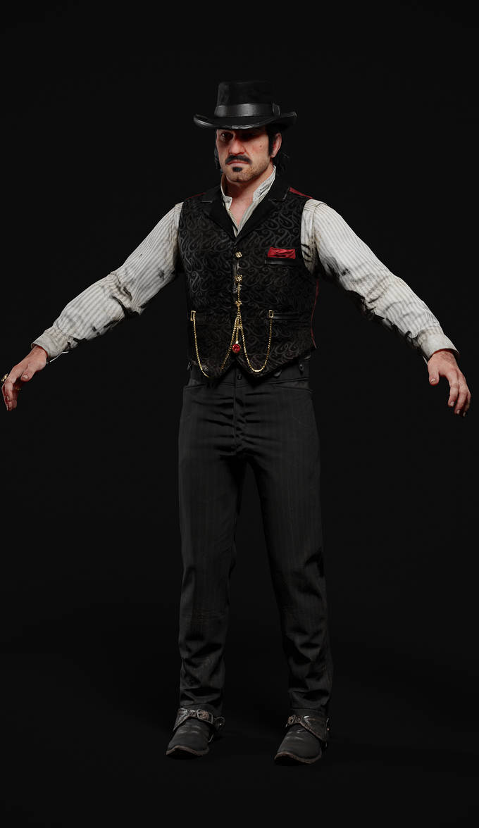Red Dead Redemption 2: Dutch Van Der Linde Var. 6 by HeliosAl on DeviantArt