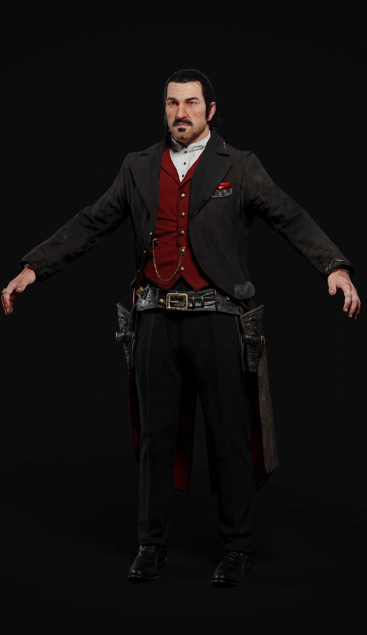 Red Dead Redemption 2: Dutch Van Der Linde Var. by HeliosAl on DeviantArt