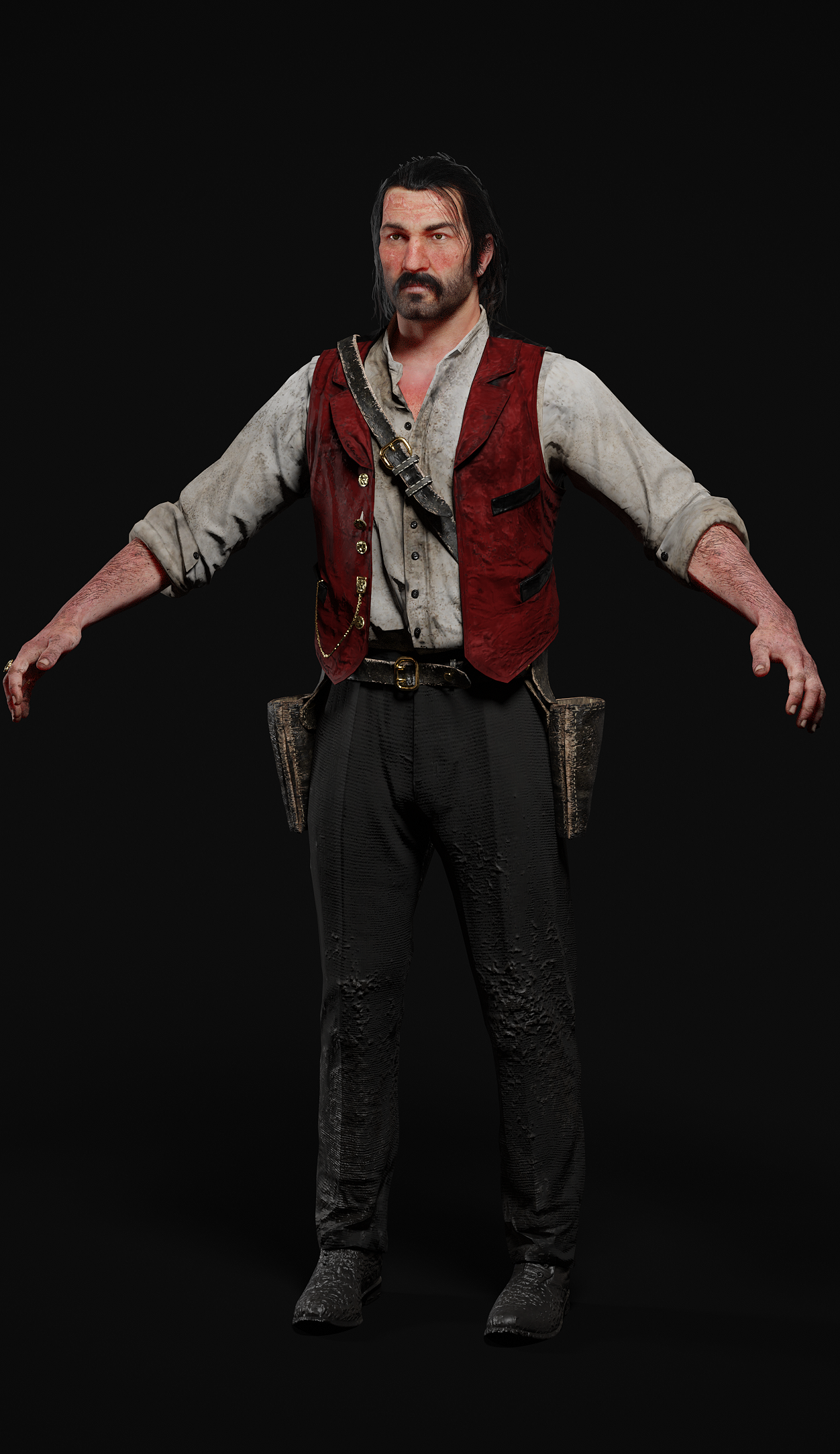 Dutch Rd2 Red Dead Redemption 2: Dutch Van Der Linde Var. 10 by HeliosAl on ...