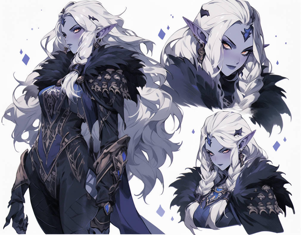 Shadow elf assassin by JovaShadowHeart on DeviantArt