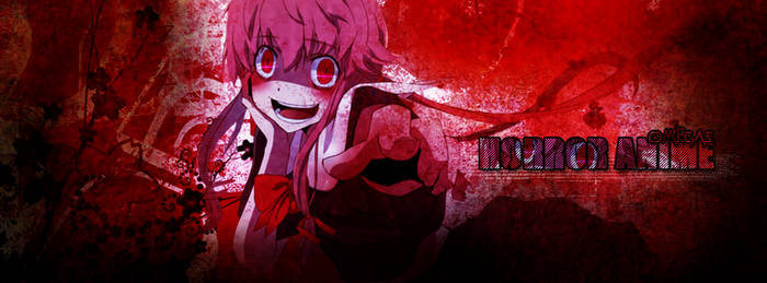 Horror Anime Grunge style (Yuno Gasai)