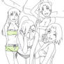 Naruto Girls Beach Party