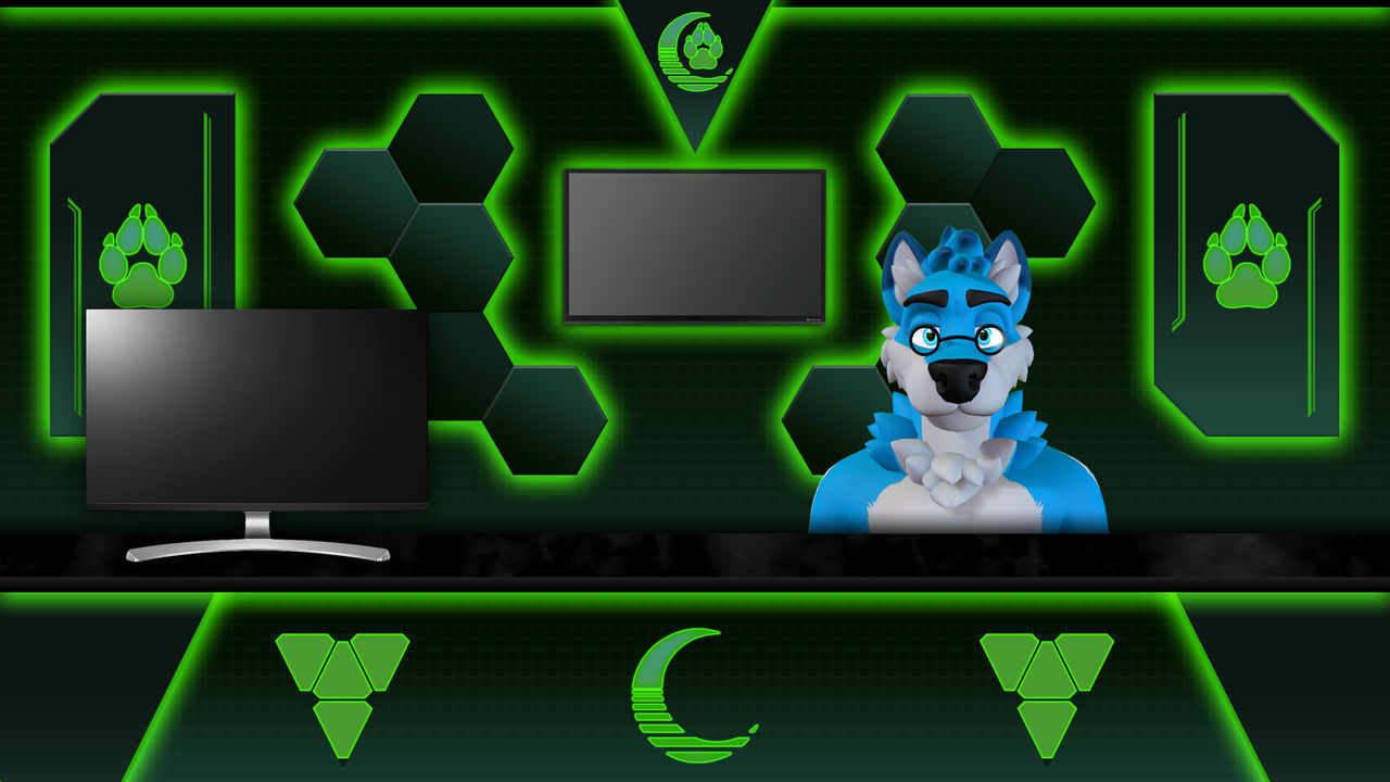 Stream Overlay - NocturnTheWolf Just Chatting 2 by