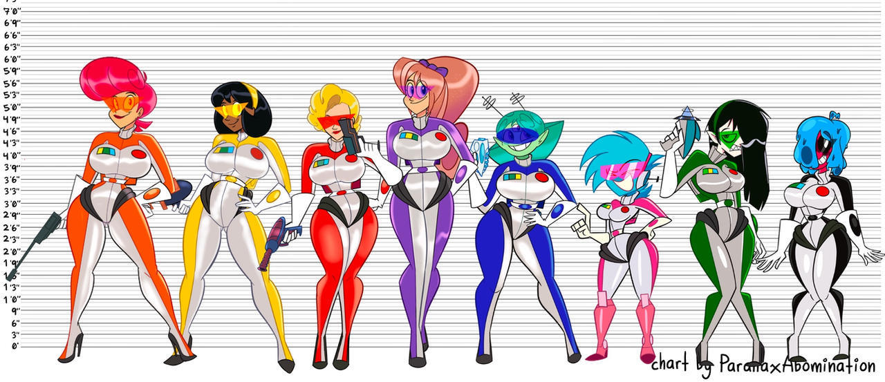 The space angels height chart by ARodriguez22 on DeviantArt