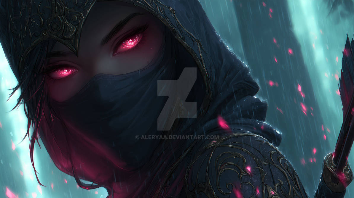 Crimson Gaze In The Rain By Aleryaa On DeviantArt crimson-gaze-in-the-rain-by-aleryaa-on-deviantart