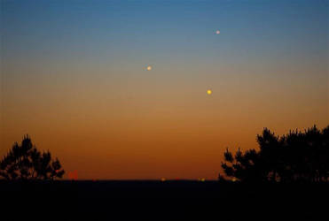 Jupiter, Mars and Venus.