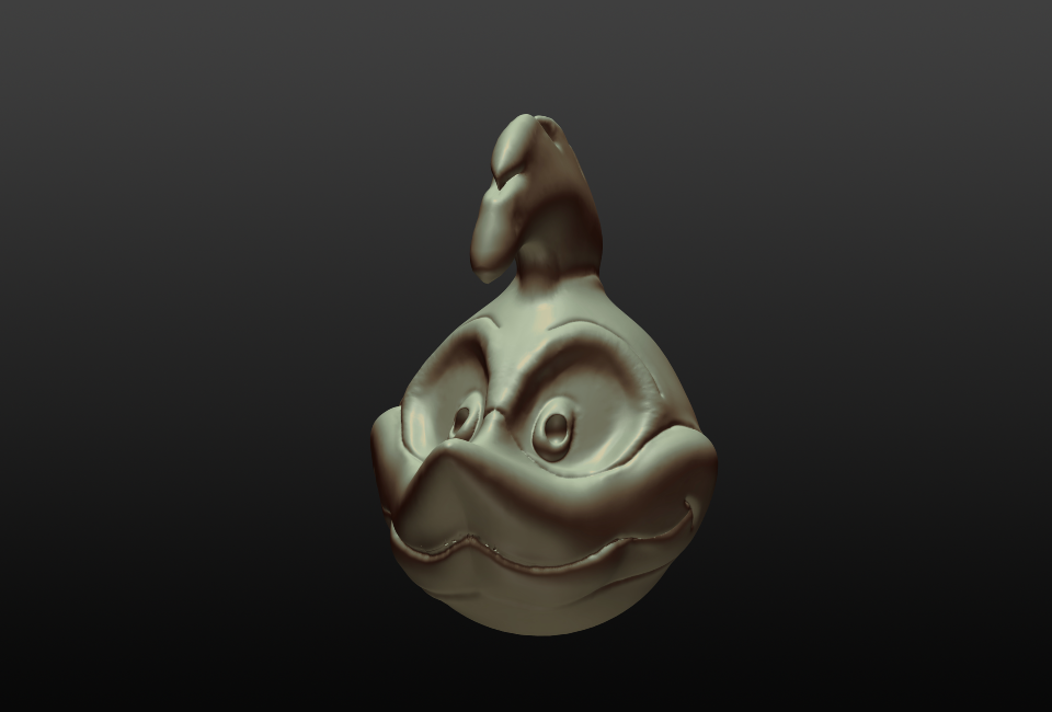 Woody Woodpecker head 3D Sculpture