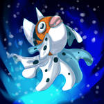 Pokemon Fanart-Dancing Monarch by Inkblot-Rabbit