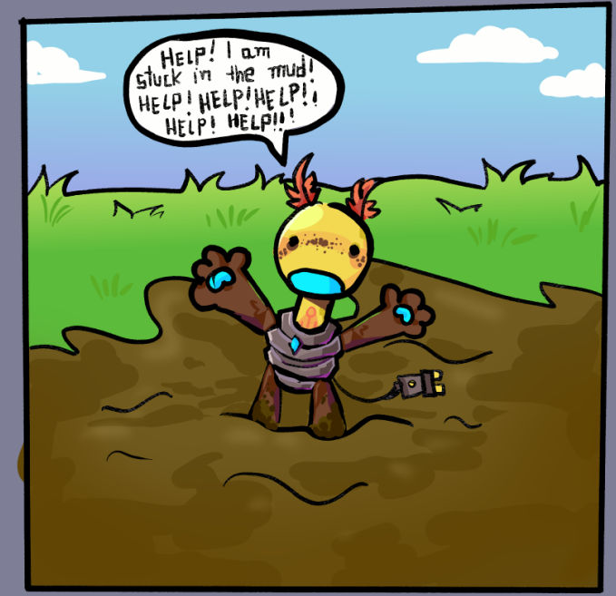 HELP i am stuck in the mud! help help help! by Boxnagon3 on DeviantArt