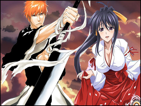 Shinigami and Devil (Ichigo and Akeno)