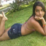 Lankan Teen on Grass