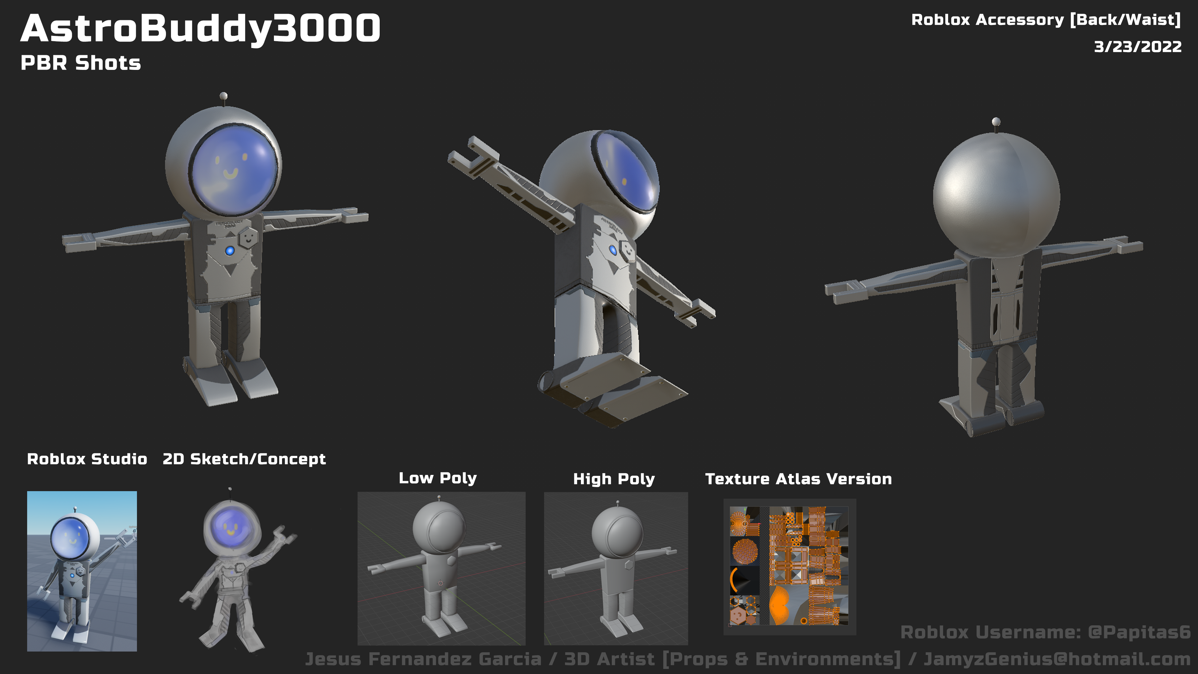 ArtStation - My UGC Future items for Roblox.