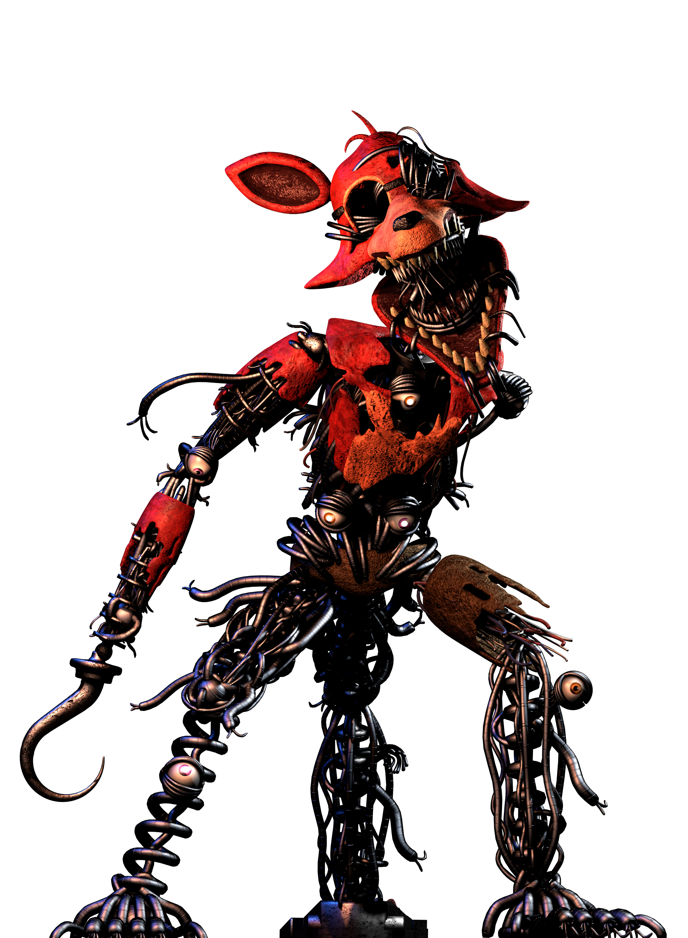 Withered Foxy Full Body by FnaFcontinued on DeviantArt