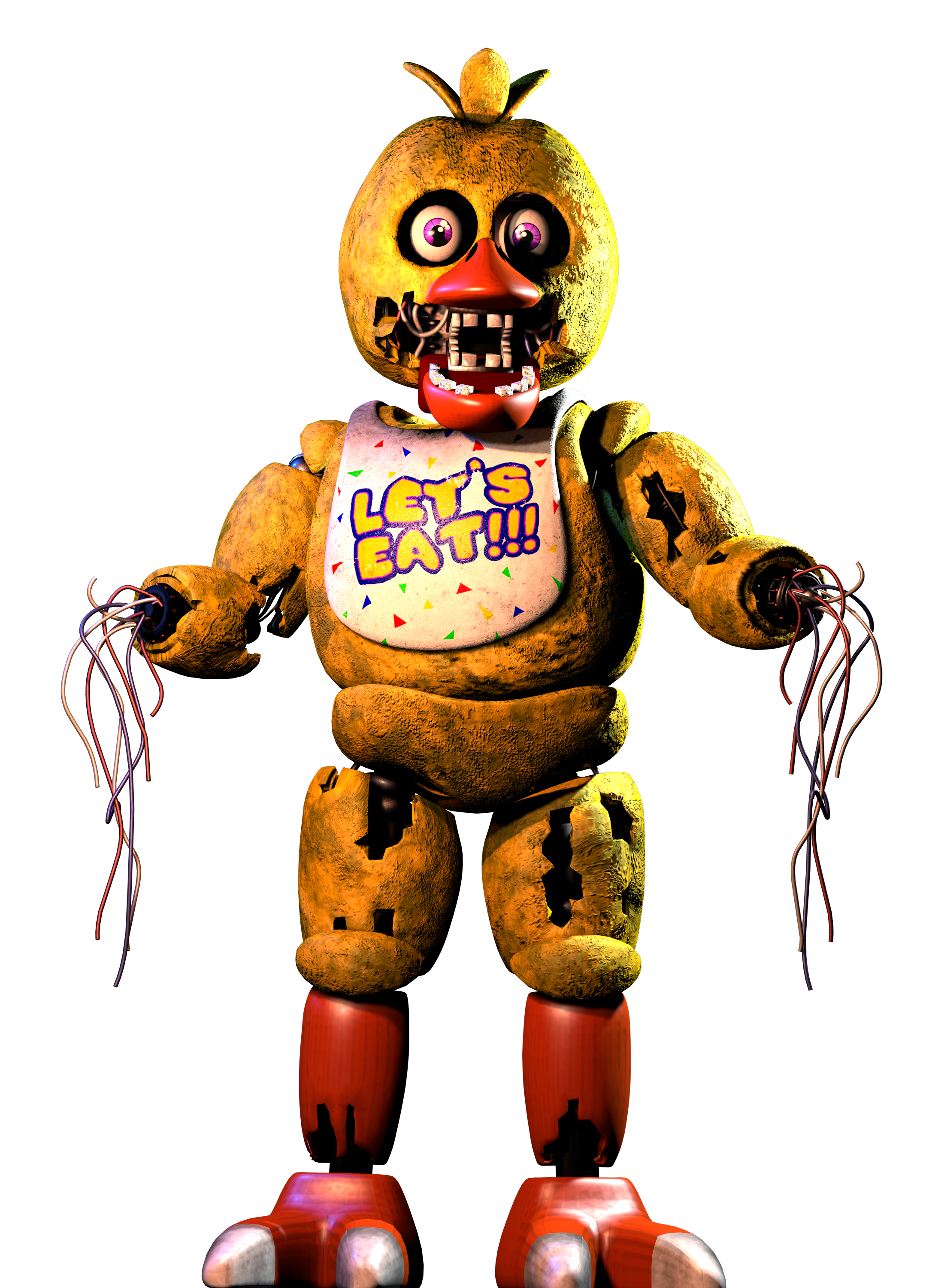 Withered Chica by Zoinkeesuwu on DeviantArt