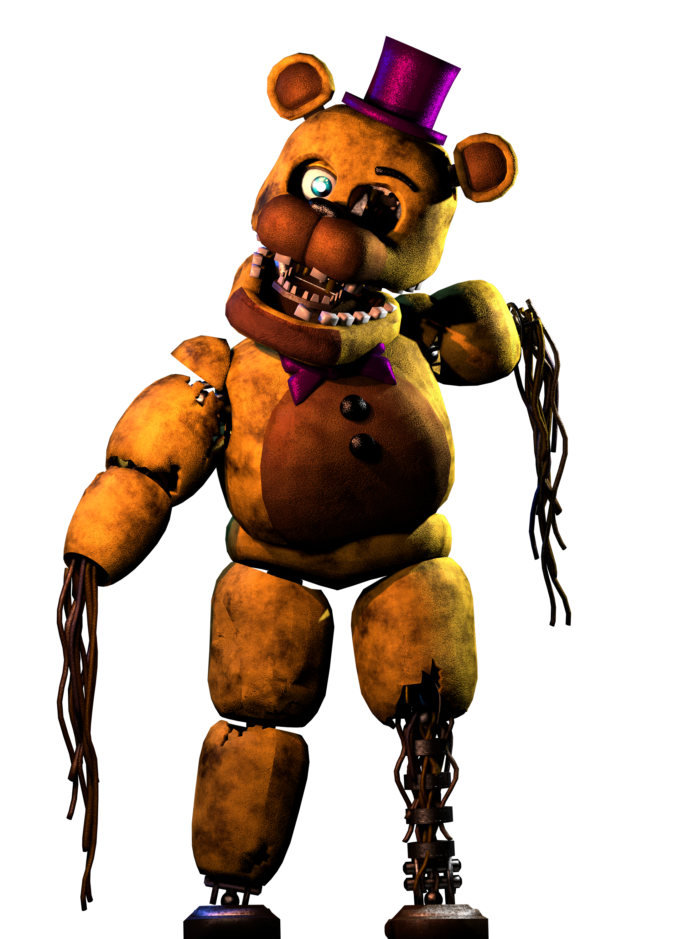 FNAF 1 Stuffed Freddy full body by Enderziom2004 on DeviantArt