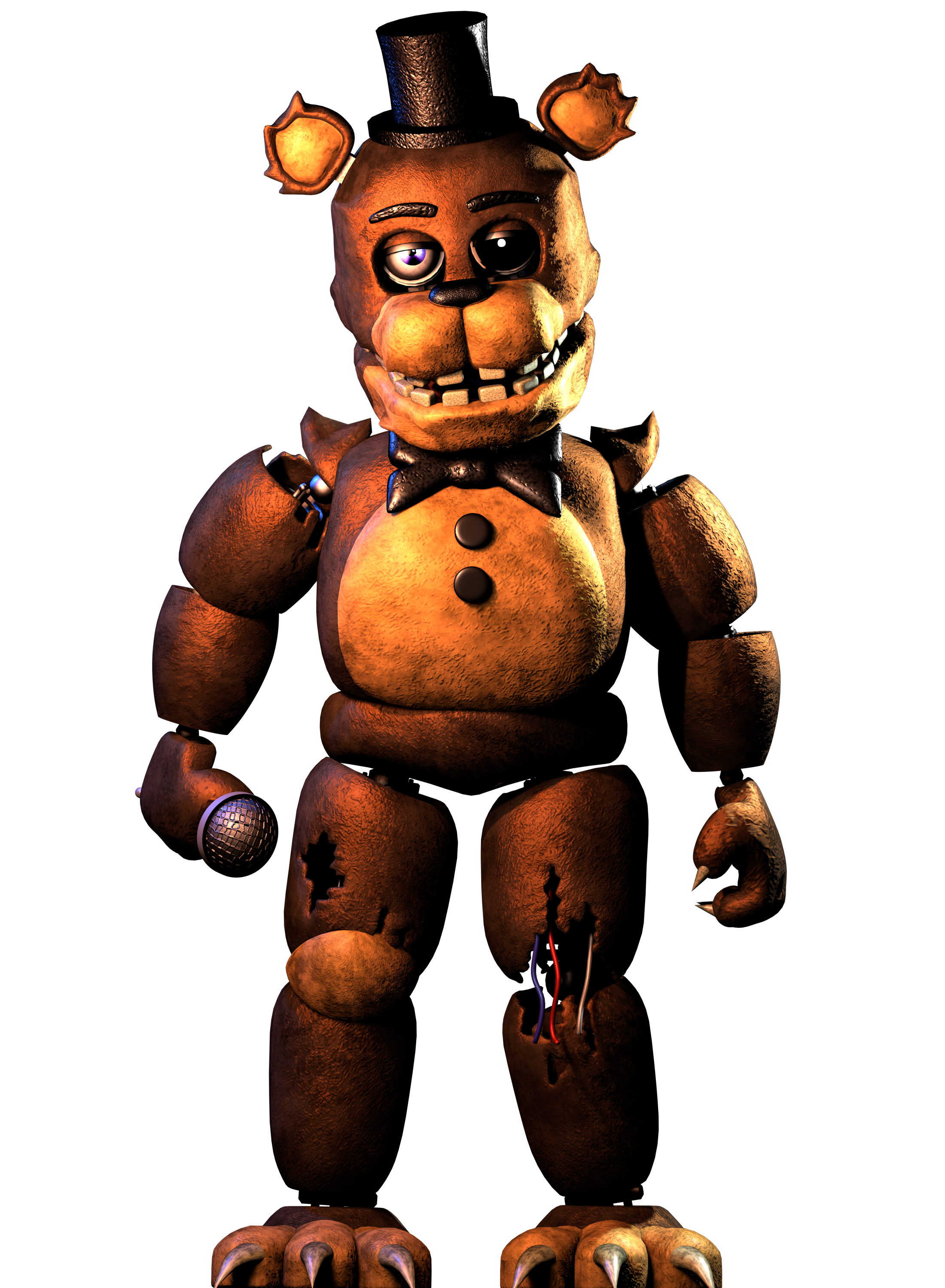 Withered Freddy Render #2 by KingAngryDrake on DeviantArt