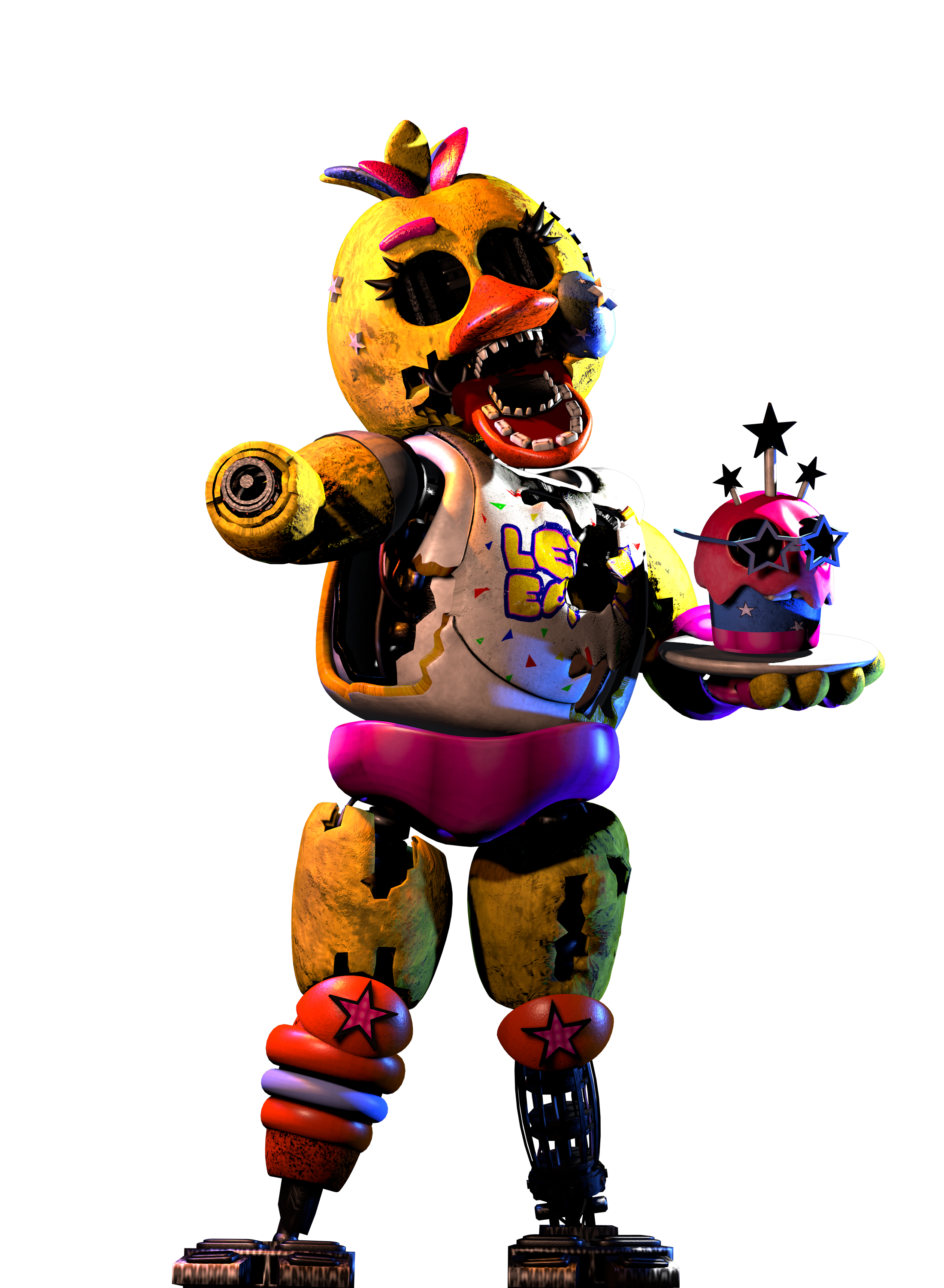 Withered Chica by yellochan on DeviantArt